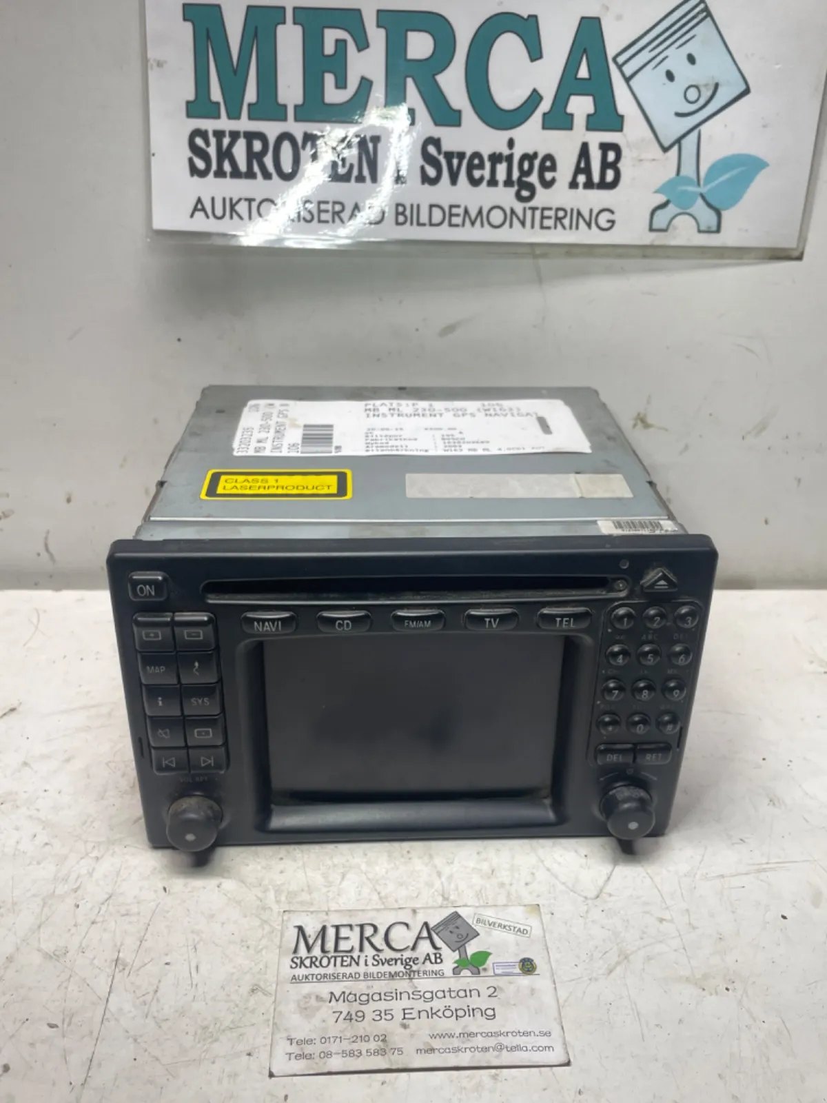 Mercedes-Benz ML 230-500 W163 Instrument gps navigator