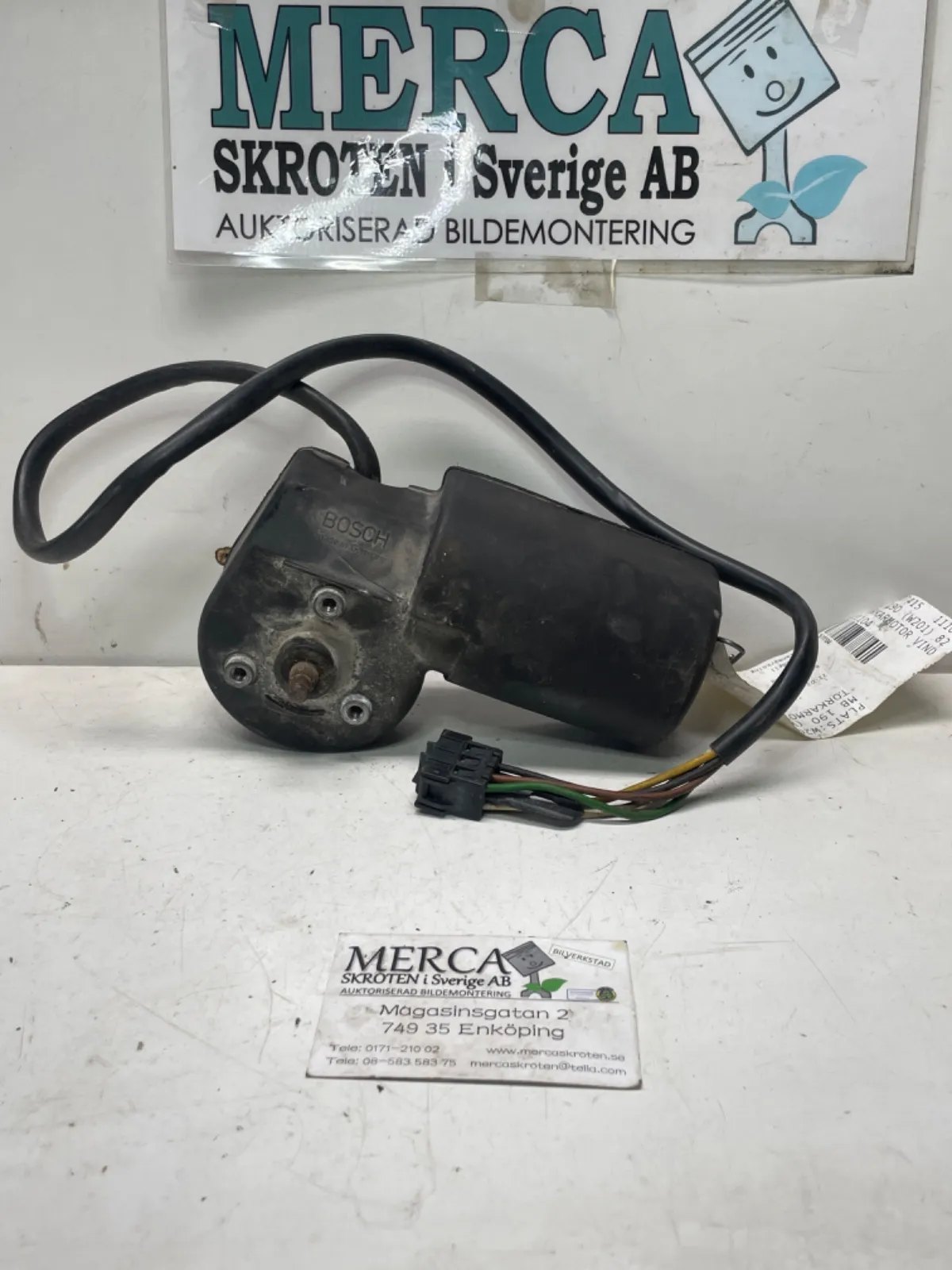 Mercedes-Benz 190 W201 Torkarmotor vindruta