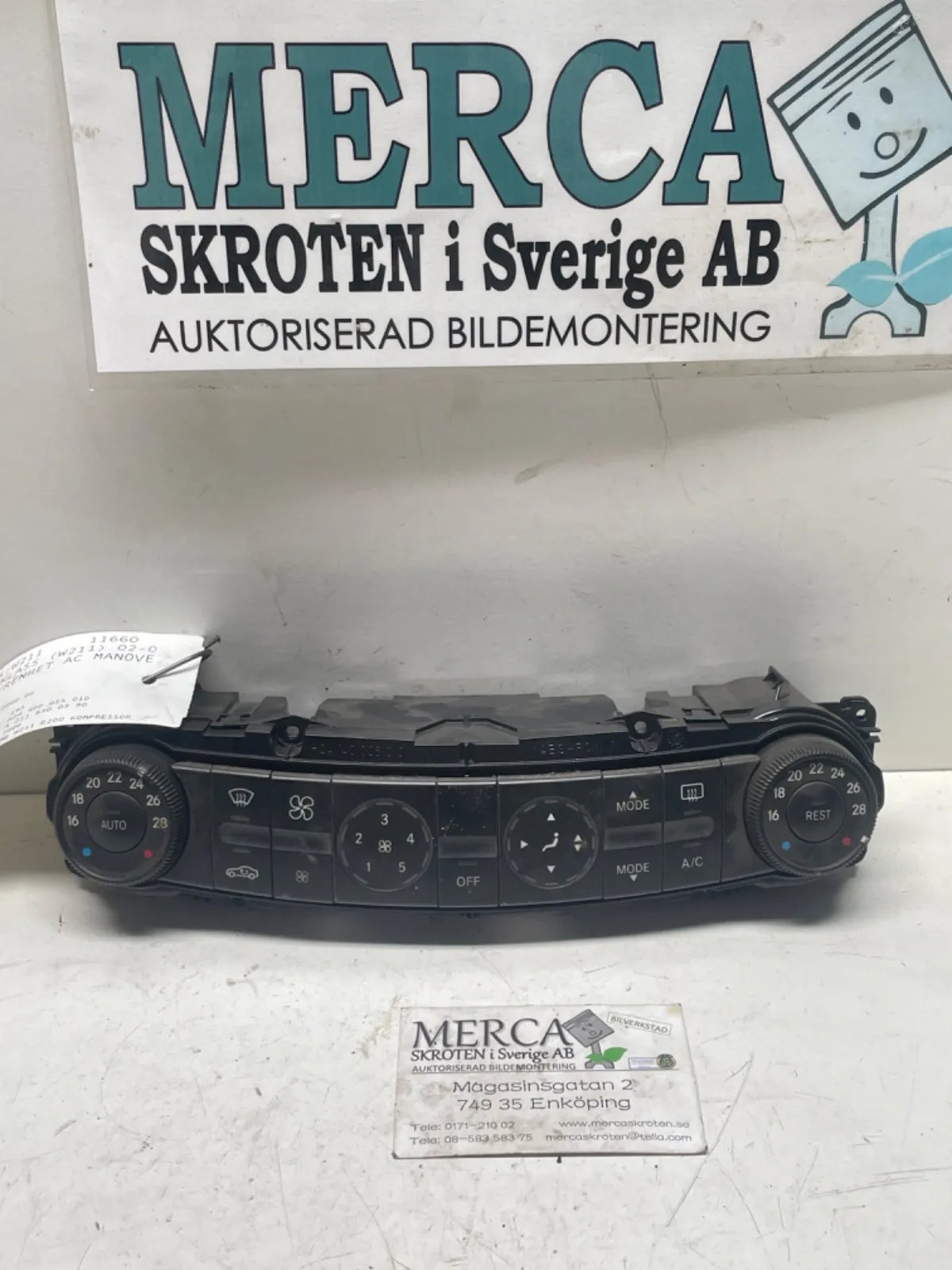 Mercedes-Benz E-klass W211 Ac styrenhet ac manöveren
