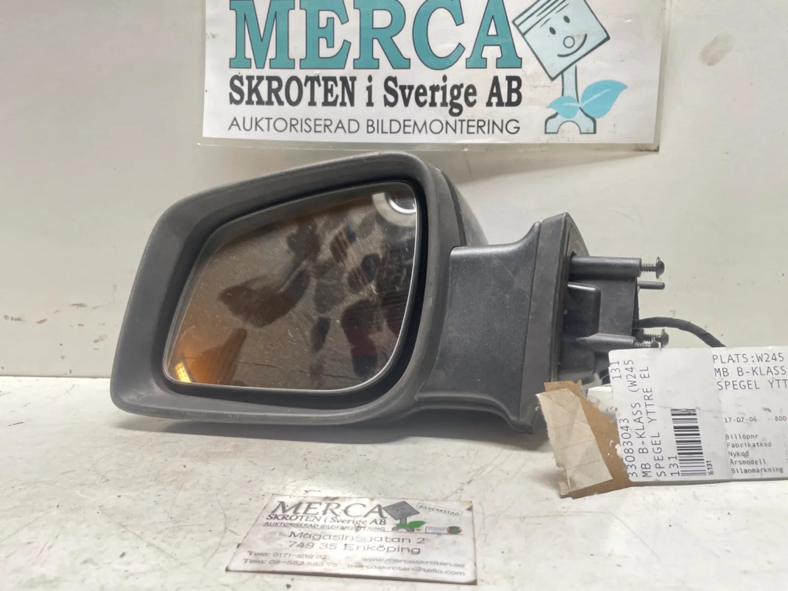 Mercedes-Benz B-klass W245 Spegel yttre el vänster