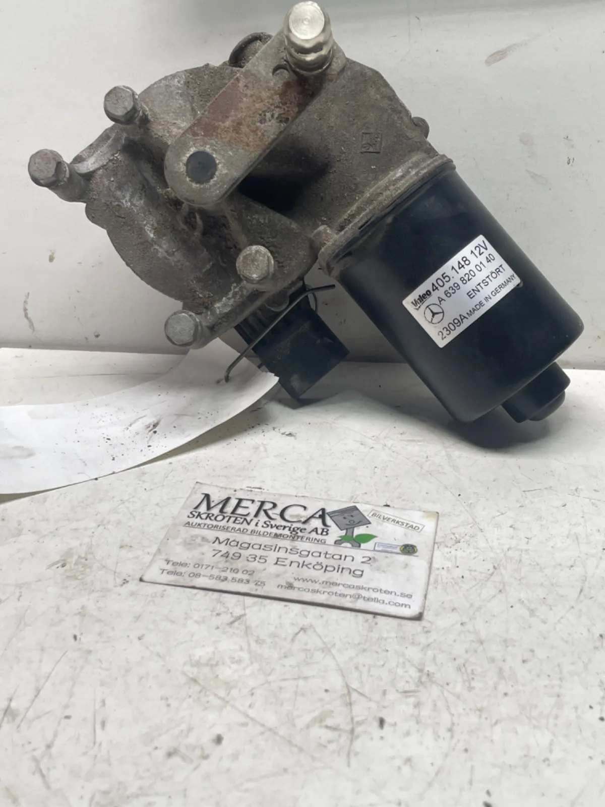 Mercedes-Benz Vito/Viano W639 Torkarmotor vindruta