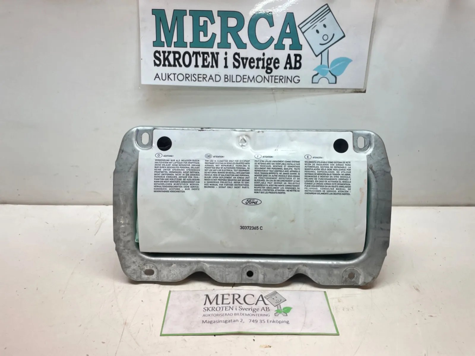 Ford Fiesta Airbag passagerarkudde
