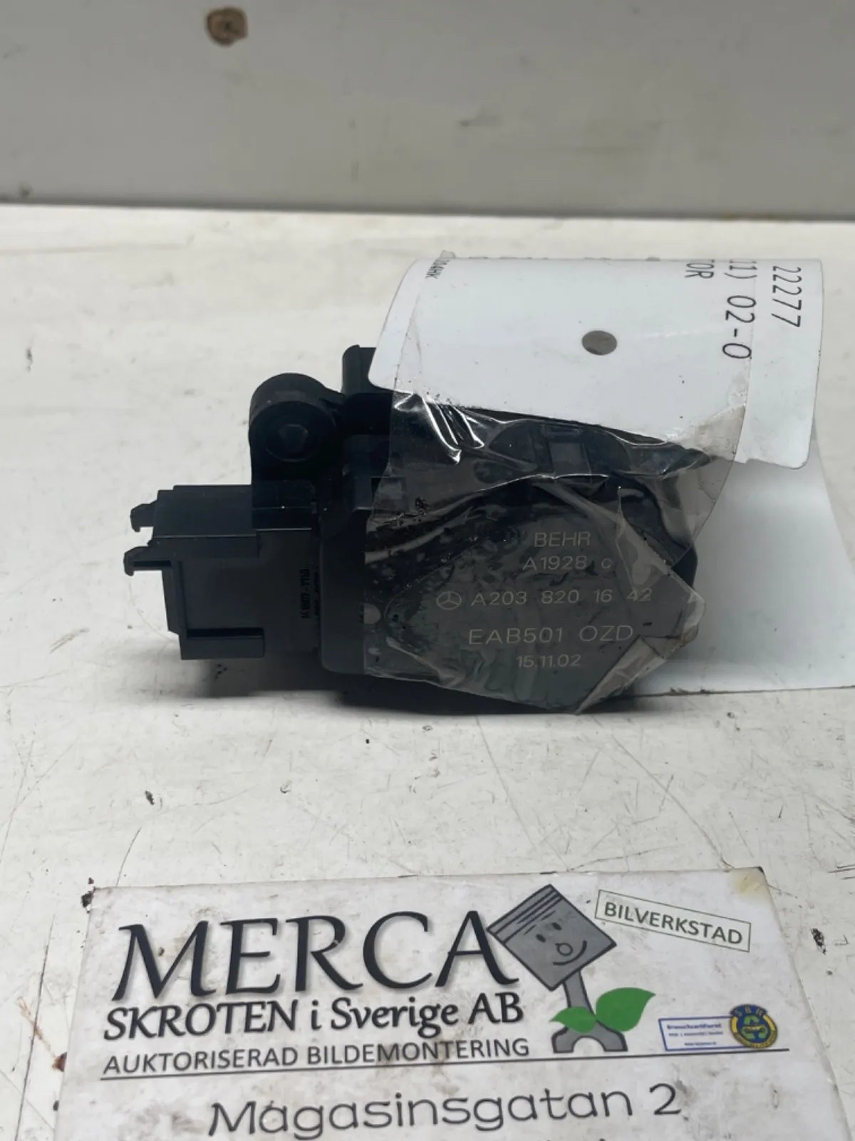 Mercedes-Benz E-klass W211 Värme reglermotor