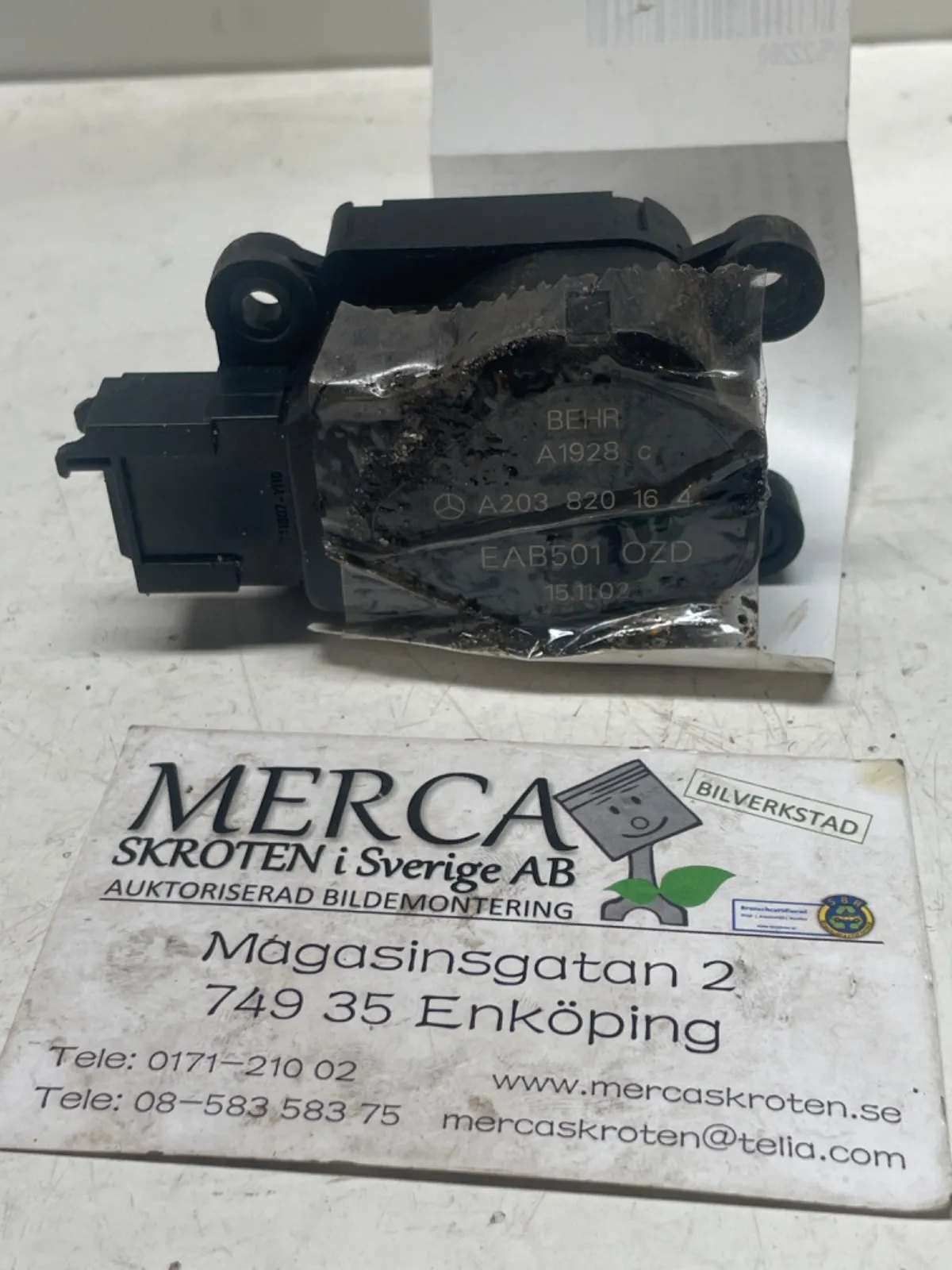 Mercedes-Benz E-klass W211 Värme reglermotor