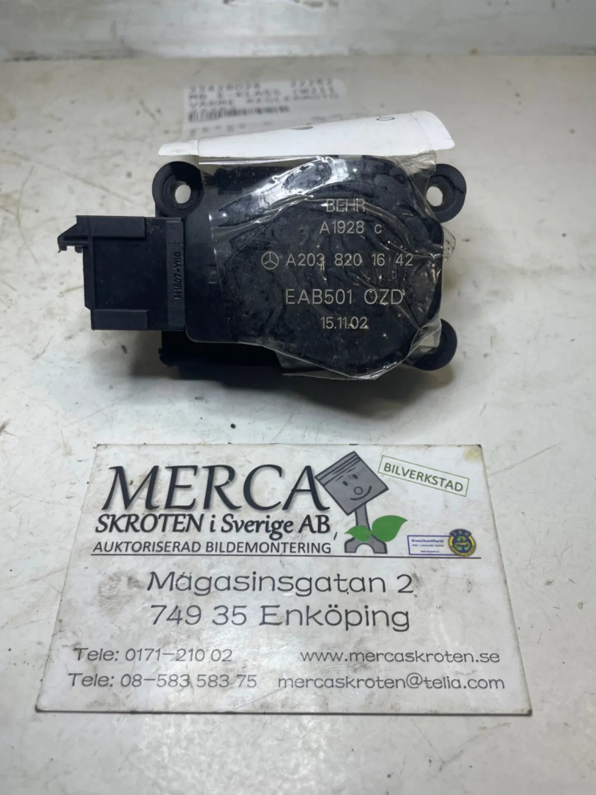 Mercedes-Benz E-klass W211 Värme reglermotor