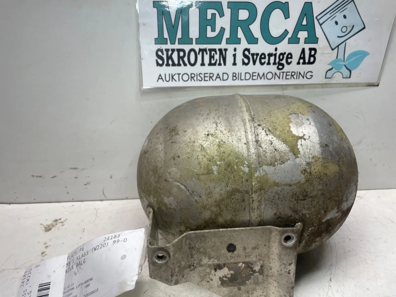 Mercedes-Benz S-klass W220 Nivå bälg
