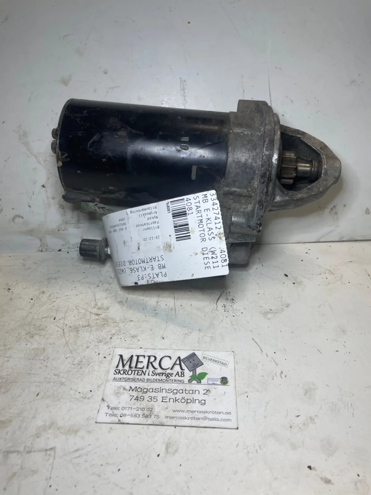 Mercedes-Benz E-klass W211 Startmotor diesel