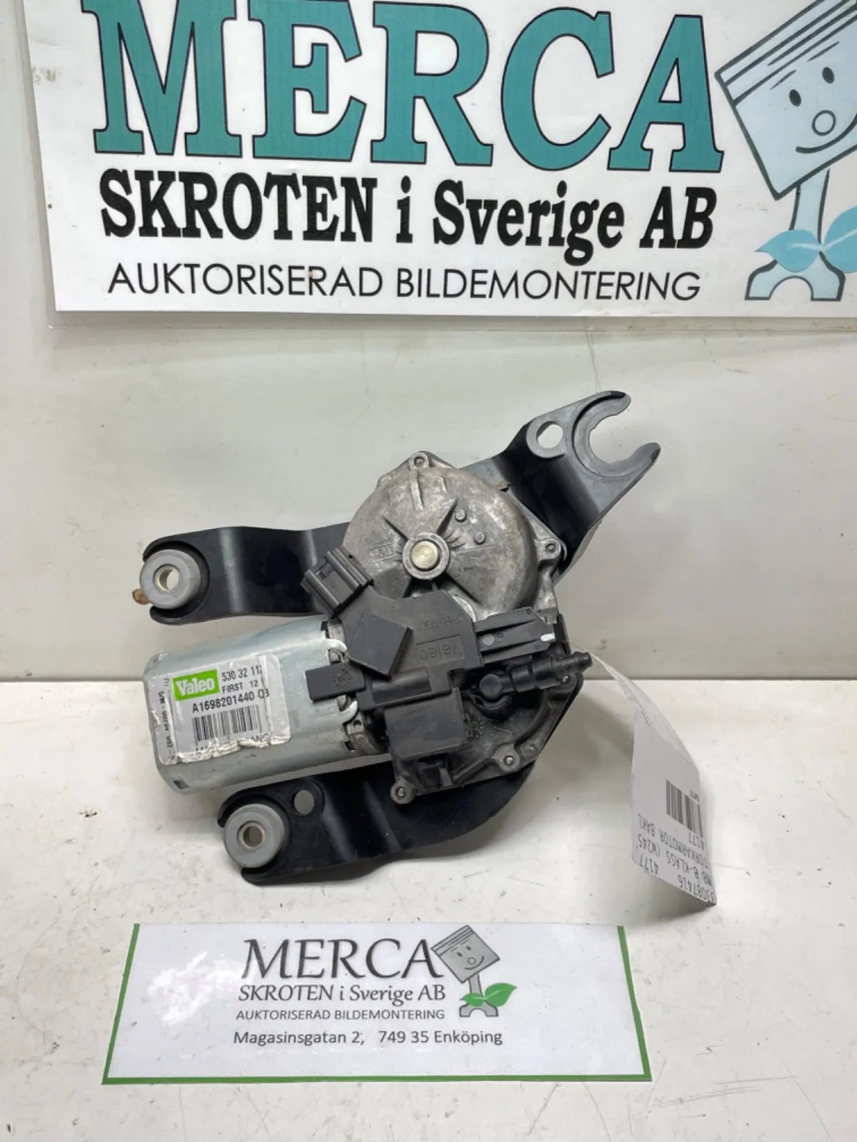 Mercedes-Benz B-klass W245 Torkarmotor baklucka