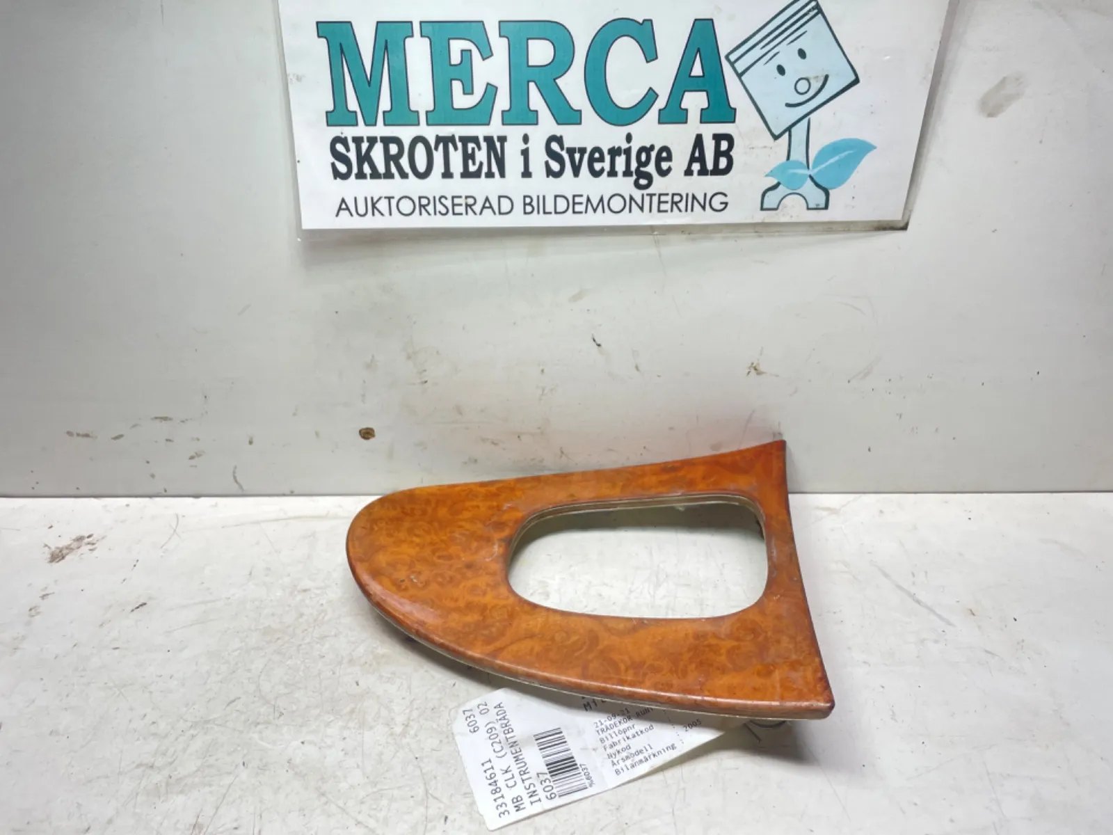 Mercedes-Benz Clk C209 Instrumentbräda inlägg dekor