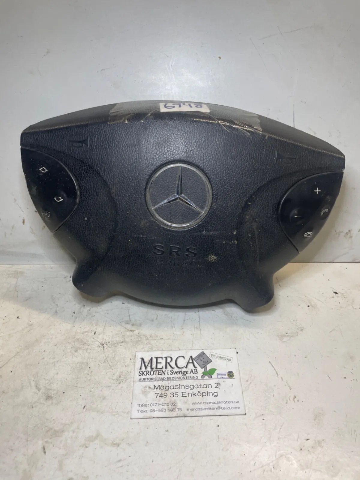 Mercedes-Benz E-klass W211 Airbag rattkudde