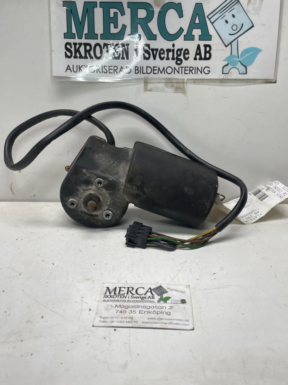 Mercedes-Benz 190 W201 Torkarmotor vindruta