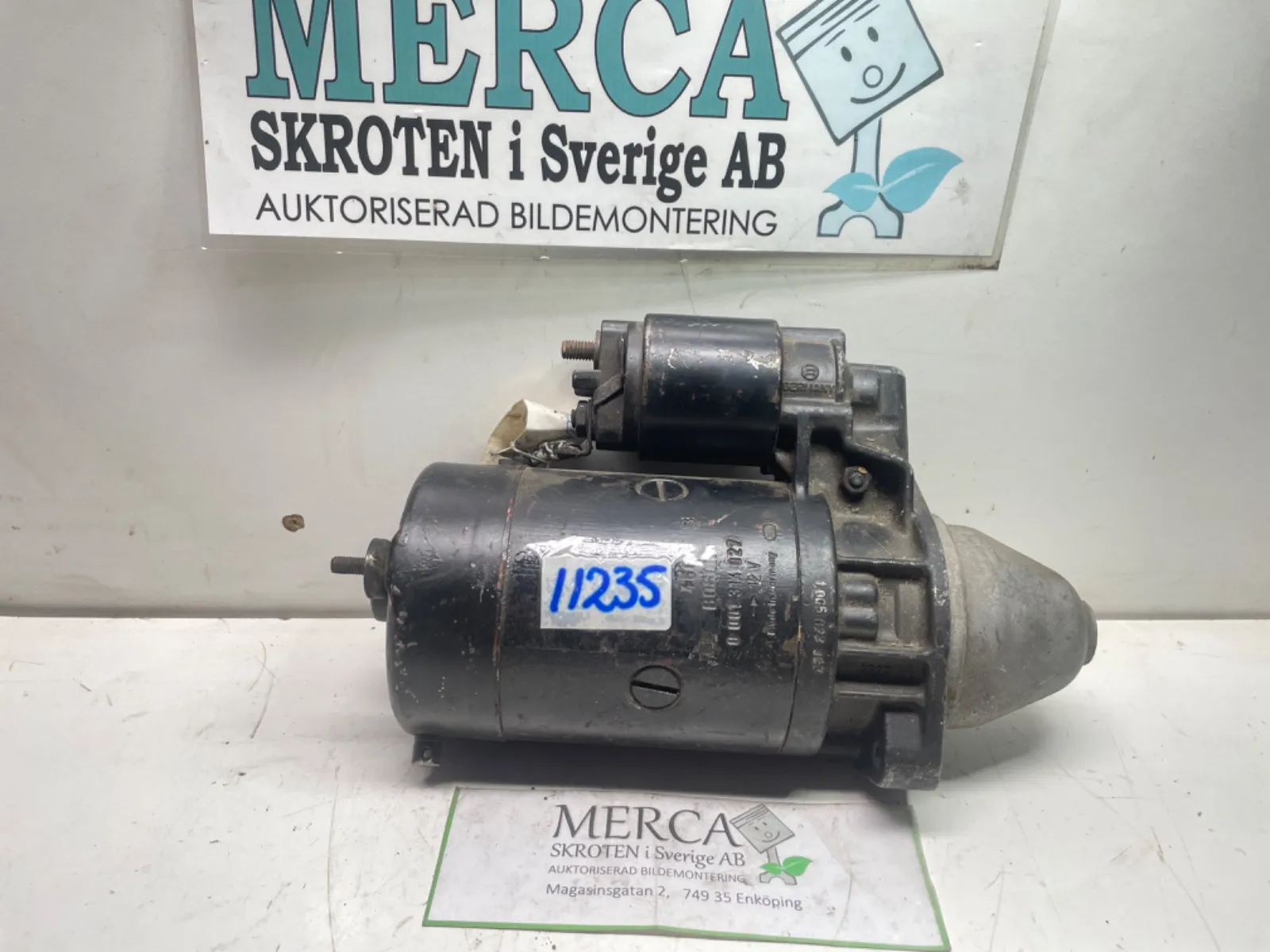 Mercedes-Benz 200-300 W123 Startmotor bensin