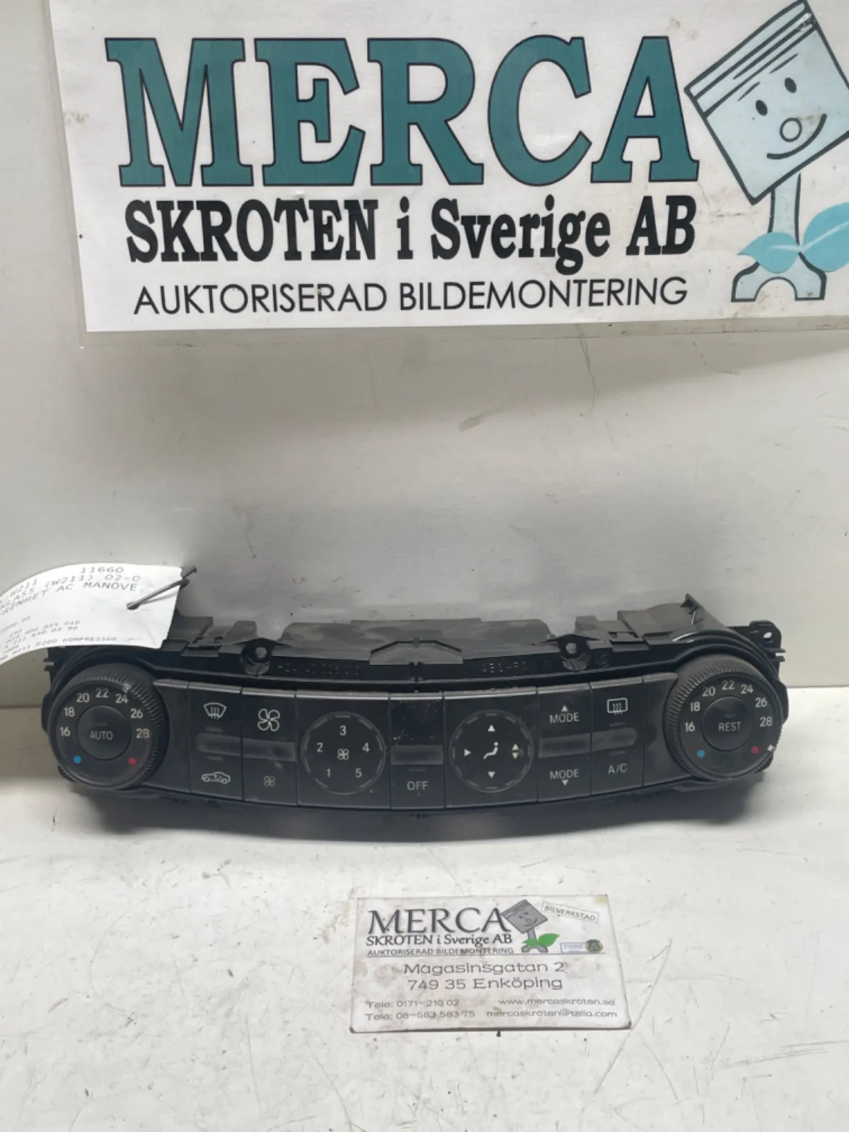 Mercedes-Benz E-klass W211 Ac styrenhet ac manöveren