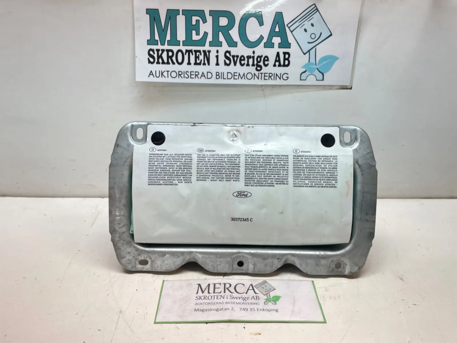 Ford Fiesta Airbag passagerarkudde