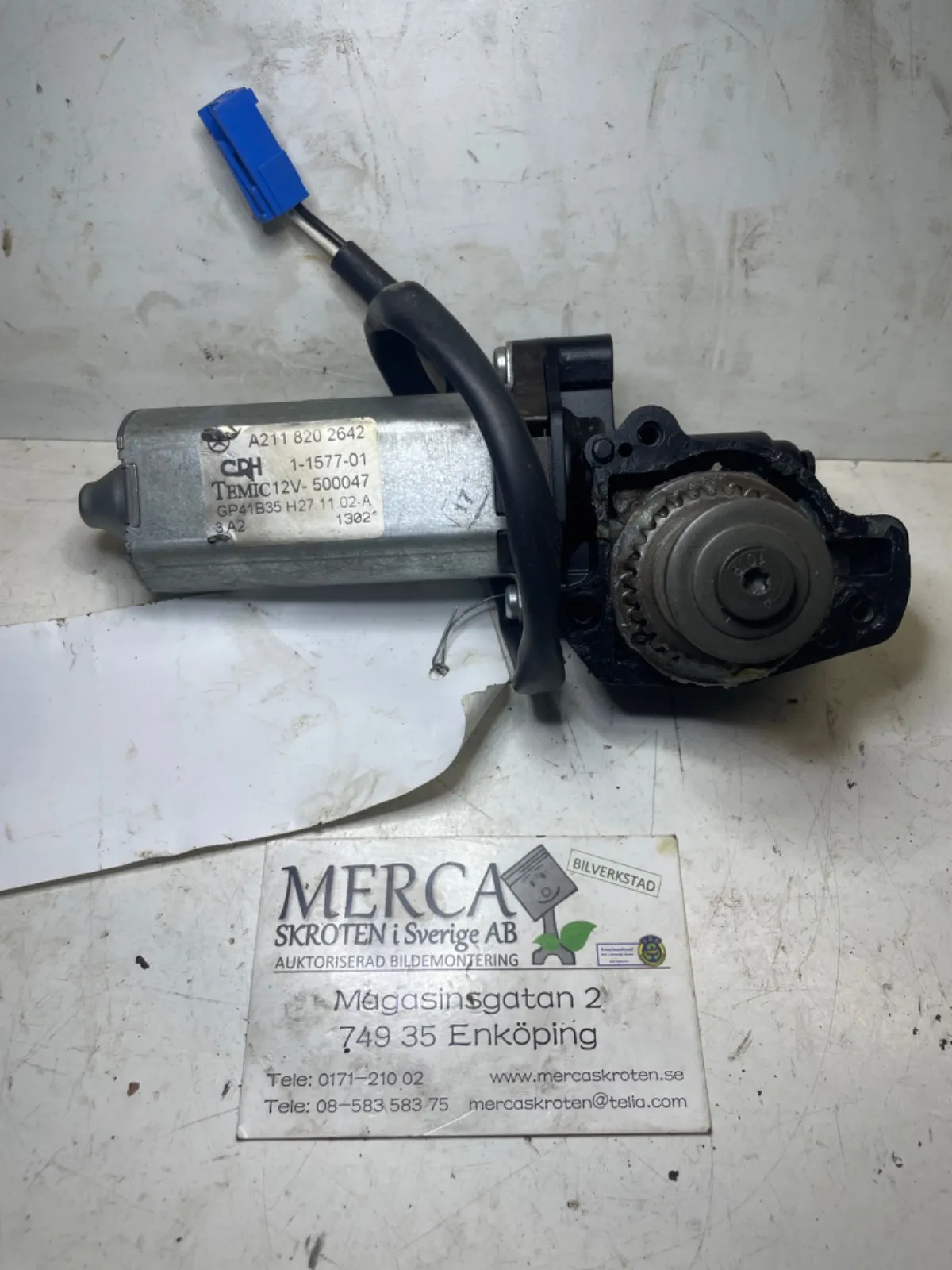 Mercedes-Benz E-klass W211 Inred.stol reglermotor fr