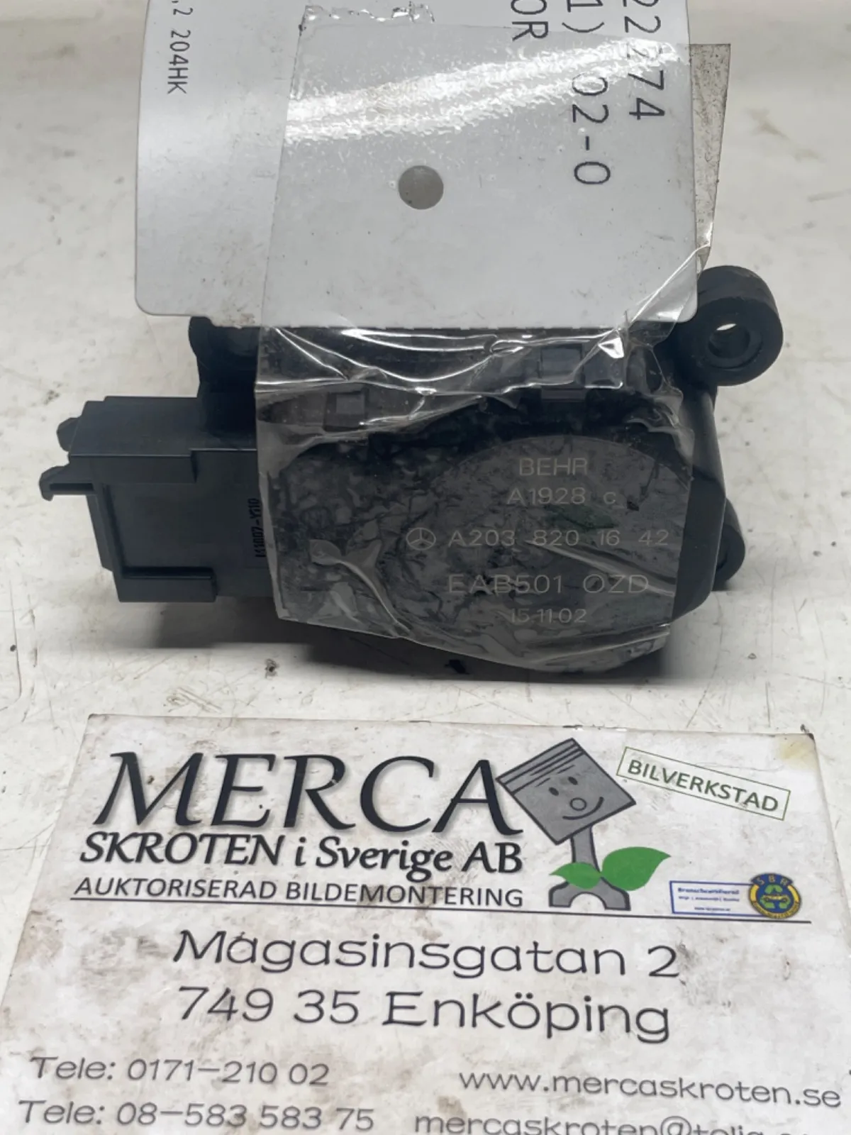 Mercedes-Benz E-klass W211 Värme reglermotor