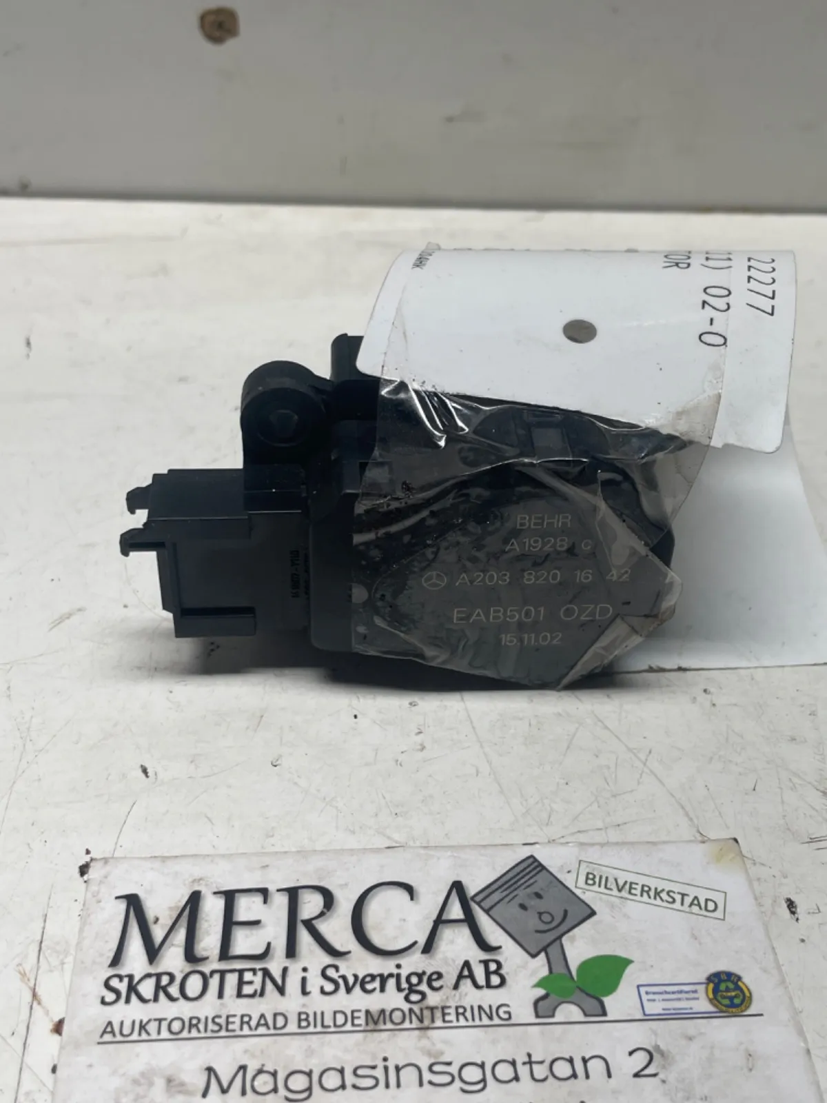 Mercedes-Benz E-klass W211 Värme reglermotor