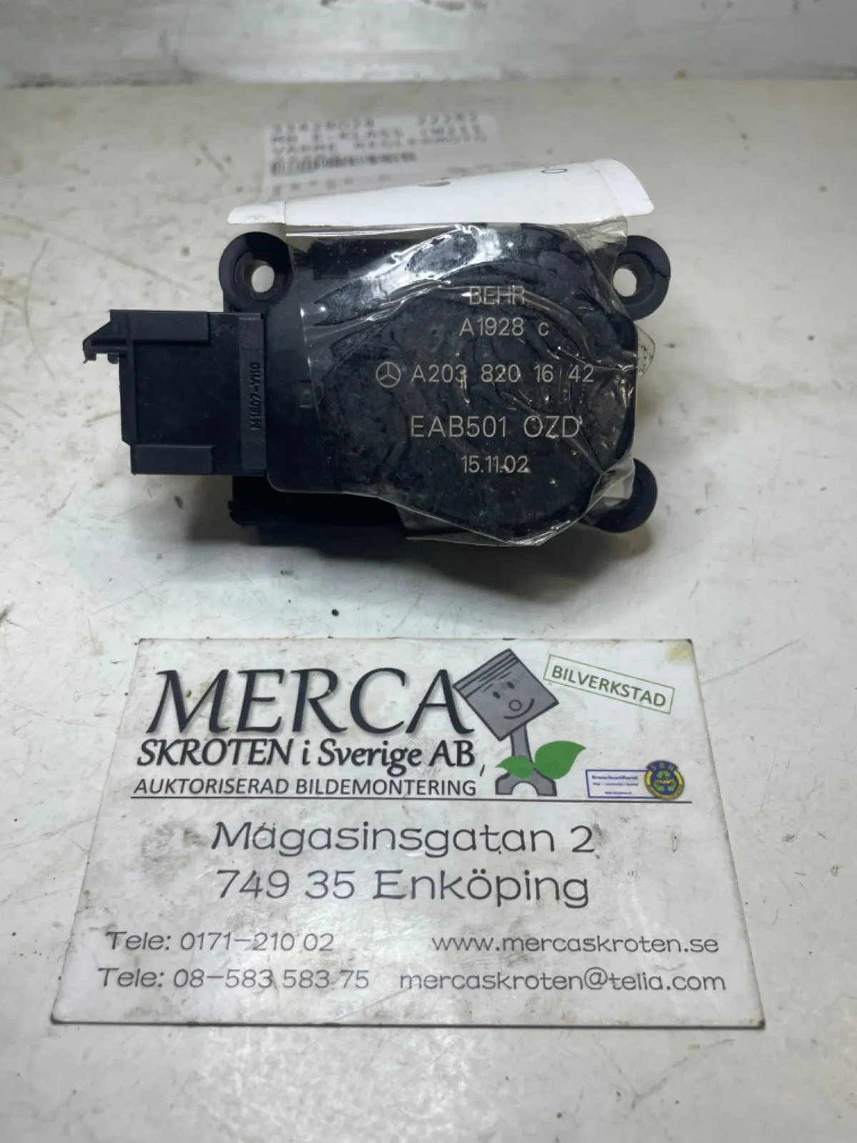 Mercedes-Benz E-klass W211 Värme reglermotor