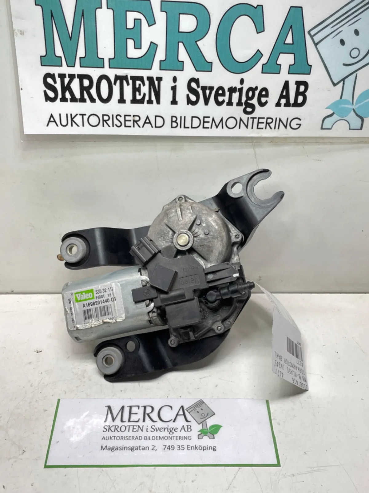 Mercedes-Benz B-klass W245 Torkarmotor baklucka