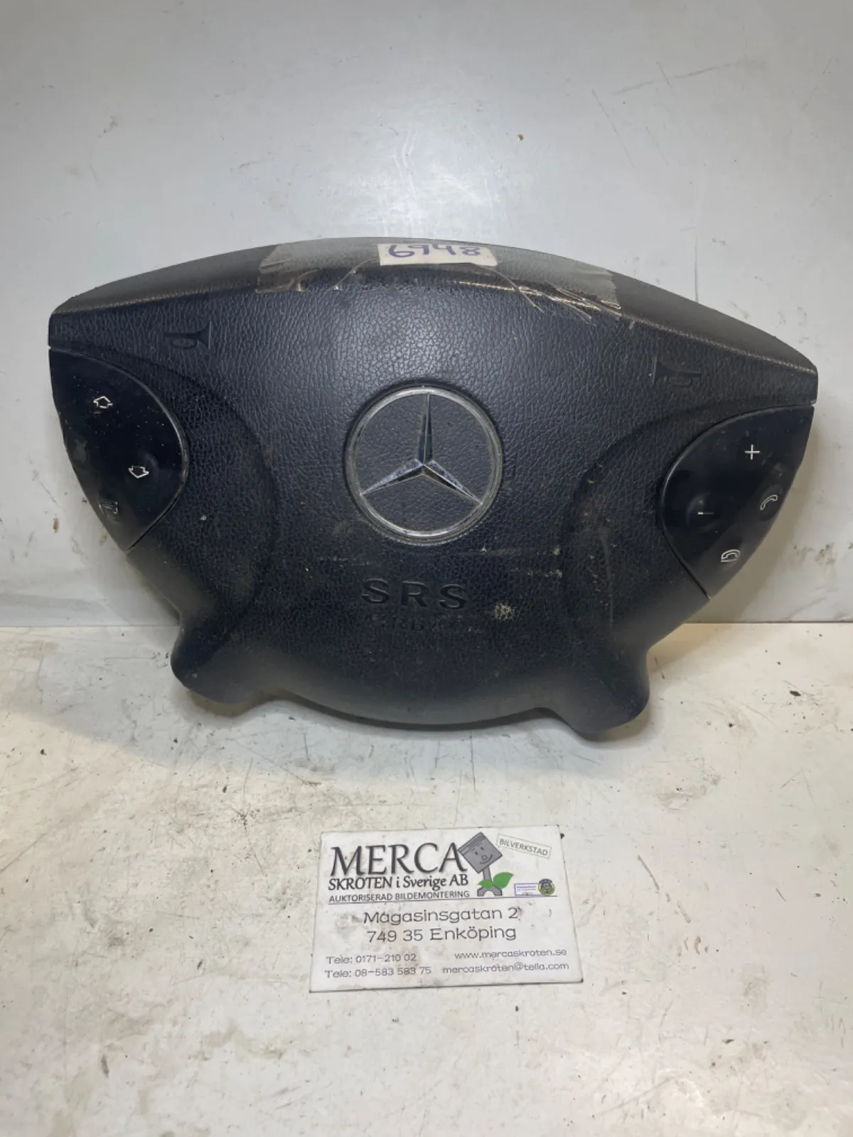 Mercedes-Benz E-klass W211 Airbag rattkudde