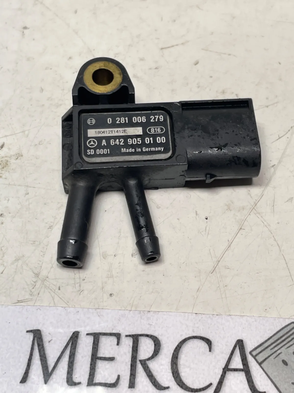 Mercedes-Benz E W212 Avgastryck sensor
