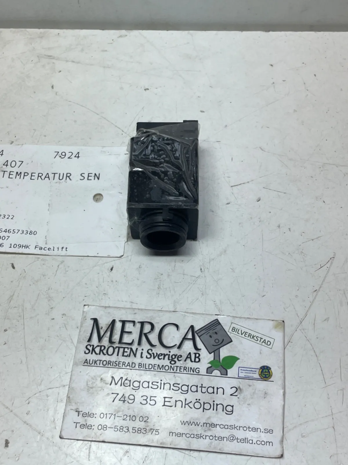 Peugeot 407 Ac innertemperatur sensor