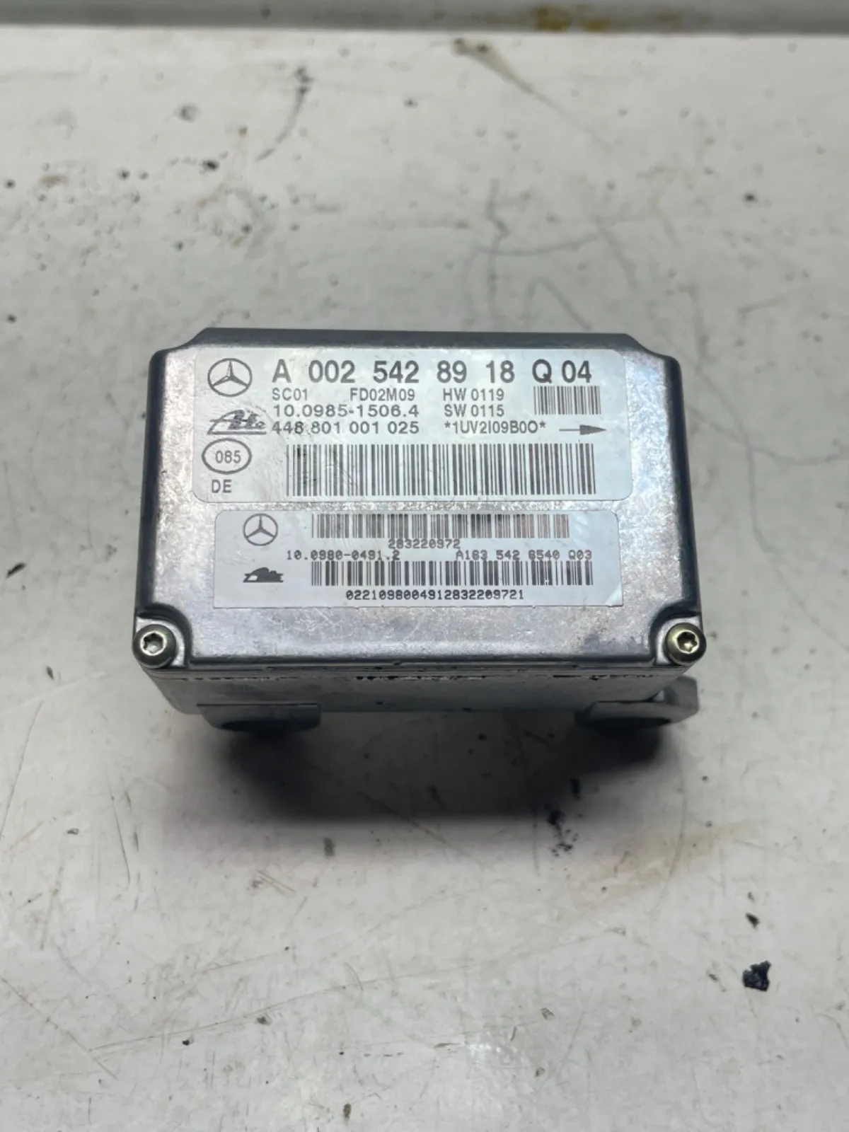 Mercedes-Benz ML 230-500 W163 Styrenhet antispinn/sl